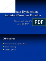 Innominate Dysfunction - AnteriorPosterior Rotation