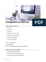 Computers & Internet: Basic Computer Operations
