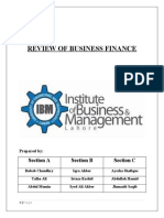 Review of Business Finance