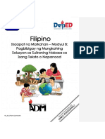 EDITED Filipino3 K4 Mod8 Pagbibigay NG Mungkahing Solusyon Sa Suliraning Nabasa Sa Isang Teksto o Napanood Revised