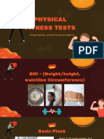 Physical Fitness Tests: Performed By: Lenneth B. Mones (BSA-2)