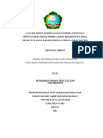 ANALISIS MODEL PEMBELAJARAN KOOPERATIF