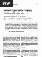Download Selective Determination of IV and VI in Waste Water by Graphite Furnace AAS After Reductive Coprecipitation on Tellurium Collector by Ascorbic Acid TinII Chloride and Hydrazinium Sulfate by Warna Di Piliang SN56771868 doc pdf