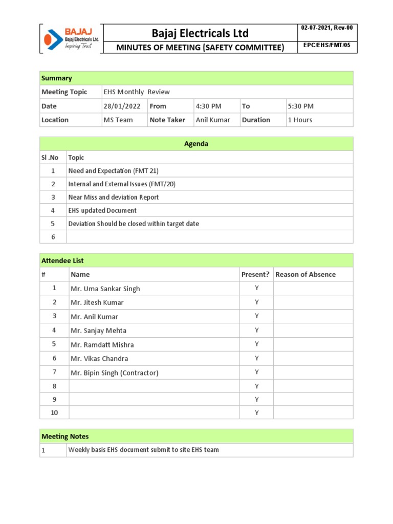 Updated FMT05 MOM Safety Committee Jan22 PDF