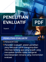 Penelitian Evaluatif