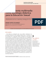 La herramienta multimedia como una estrategia didáctica para la educación sexual