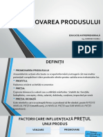 PROMOVAREA PRODUSULUI-ptr Predare