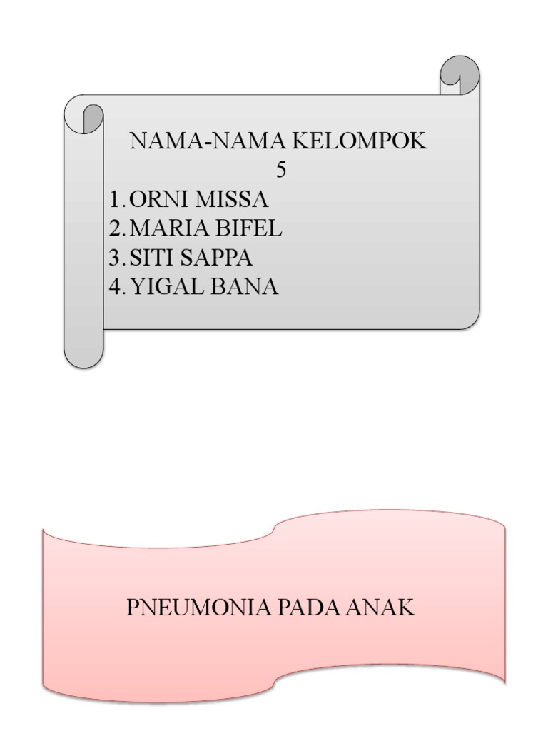 Pneumonia pada Anak: Definisi dan Penanganan | PDF | Kesehatan Holistik ...