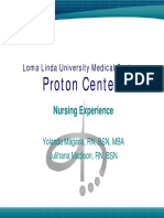 Proton Center: Nursing Experience