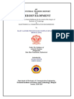 IndustrialTraining Report - Format - Doc-1