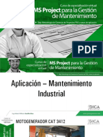 Diapositivas - Ms Project para Mantenimiento Industrial