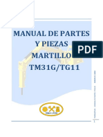 Manual de Partes TM31G TG11 El Abra