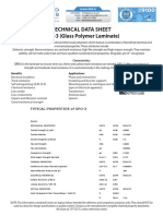 Technical Data Sheet Gpo-3 (Glass Polymer Laminate)
