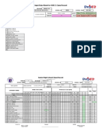 Input Data Sheet For SHS E-Class Record: Learners' Names