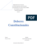 Deberes Constitucionales