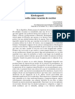 Art Kierkegaard La Filosofia Como Vocacion de Escritor