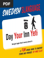 Swedish Slanguage - A Fun Visual Guide To Swedish Terms and Phrases