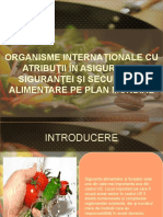 EFST - Organisme Internationale Cu Atributii in Siguranta Alimentara - Material Suport - Curs Nivel 3