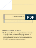 Alteraciones de la visión