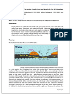 Corrosion Prediction and Analysis For RC Member Lab Writeup