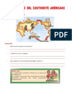 Poblamiento Del Continente Américano para Tercer Grado de Primaria