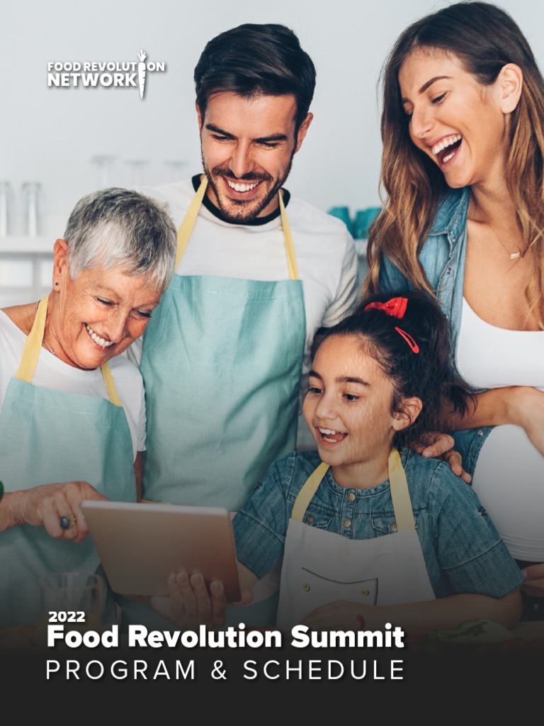 Food Revolution Summit Program & Schedule PDF Diet & Nutrition