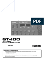 Boss GT 100 Manuel Utilisateur FR 30667
