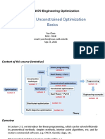 Lecture 5 Unconstrained Optimization Basics PDF