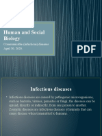 Human and Social Biology: Communicable (Infectious) Diseases April 30, 2020