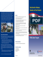 FHWA Safety Program: Safety Benefi Ts of Walkways, Sidewalks, and Paved Shoulders