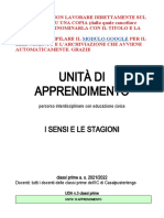 Uda 3 I Sensi e Le Stagioni Classi Prime A.S. 2021-2022