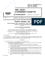 Tamil Nadu Government Gazette: Part Iii-Section 1 (A)
