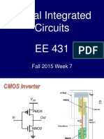 Digital Integrated Circuits EE 431: Fall 2015 Week 7