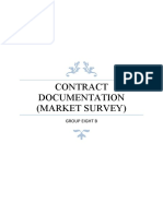 Contract Documentation (Market Survey) : Group Eight B