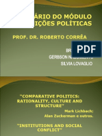 Seminário - A Estabilidade e A Mudança Nas Instituições e Seus Reflexos Na Política Brasileira e em Suas Relação Interna