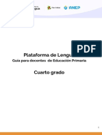 Plataforma DeLenguaGuíapara DocentesdeEducaciónPrimaria Cuartogrado