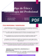 Código de Ética y Deontología Del Profesional