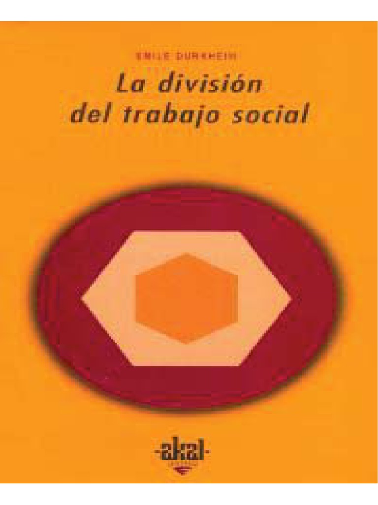 La división del trabajo social. emile durkheim. Vendido en Venta Directa 209158292