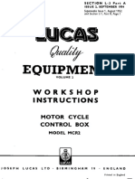 Lucas MCR2 Control Box