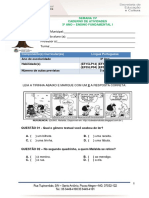 Atividades de Língua Portuguesa e Matemática