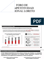 Foro de Competitividad Regional Loreto