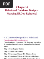 Relational Database Design - : Mapping ERD To Relational