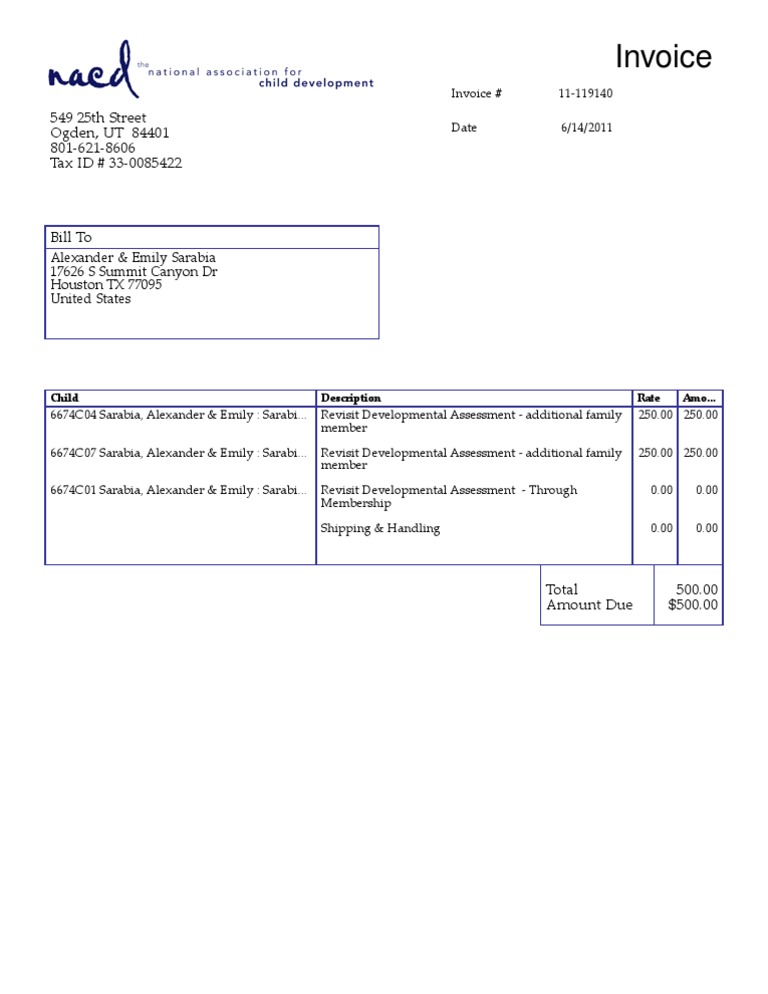Invoice 11-119140 | PDF
