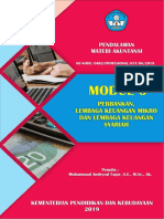 Akuntansi Dan Keuangan MODUL 6 Perbankan, Lembaga Keuangan Mikro Dan Lembaga Keuangan Syariah