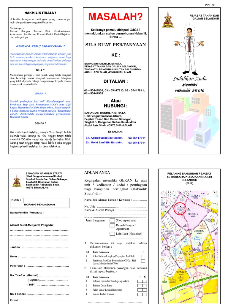 Strata-Borang Aduan Kegagalan Memohon Hakmilik Strata  PDF