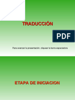 Traducción (Síntesis de Proteínas)