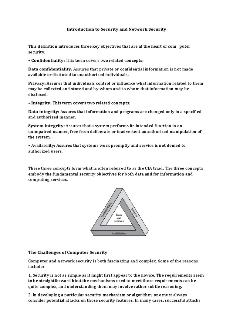 Understanding Security Attacks and Services | PDF | Computer Network ...