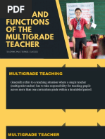 Teaching Multigrade Class