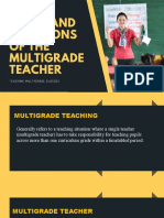 Teaching Multigrade Class