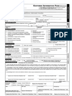 Form No. NA002.2 Customer Information Form (Business)